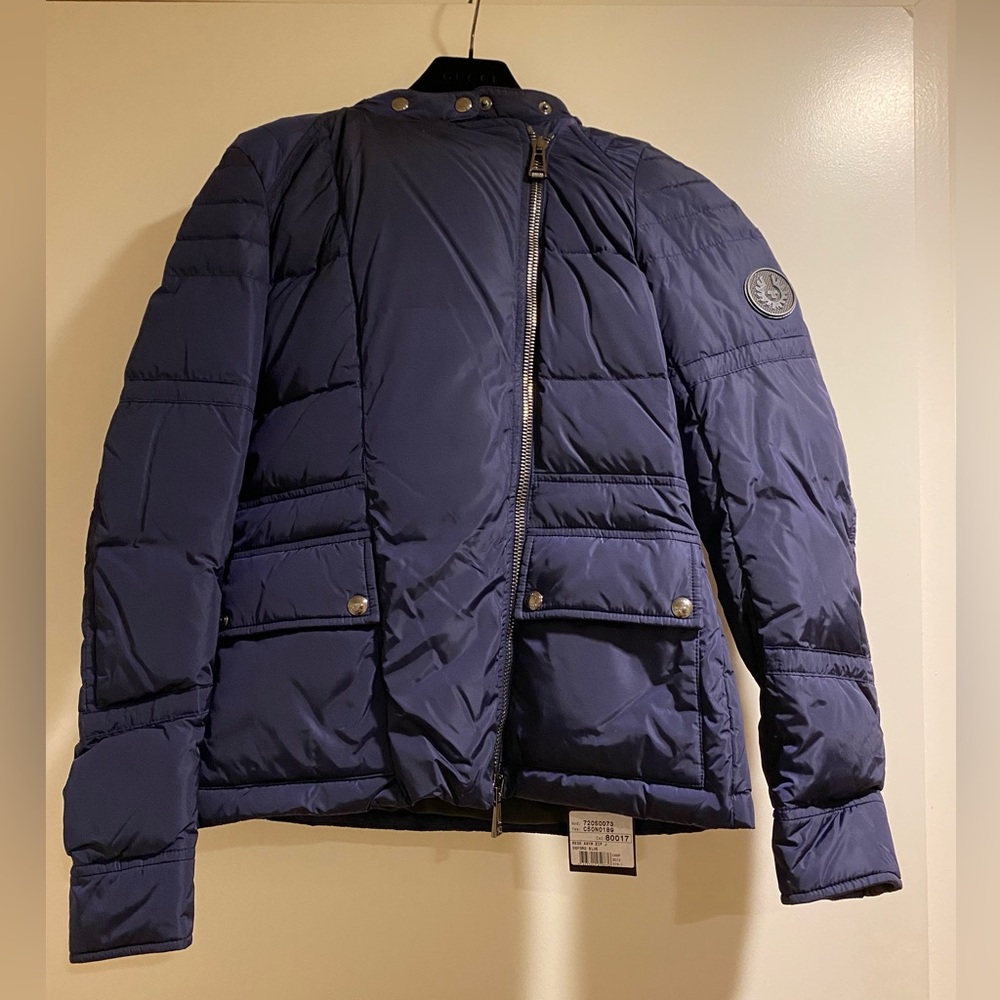 Vintage Belstaff 2012 Down Jacket w/ Detachable Shearling Hood & Beaver Trim